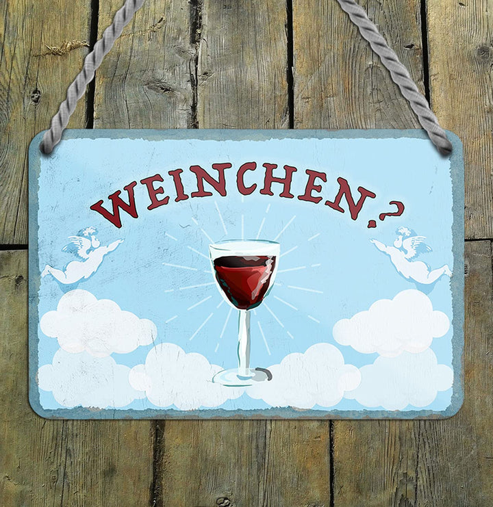 weinchen_18x12cm_blechschild_holz