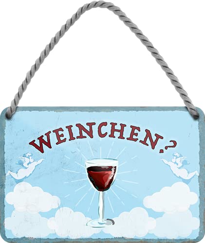 weinchen_18x12cm_blechschild_weiss