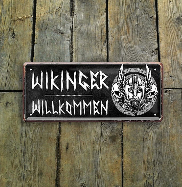 wikinger_blechschild_28x12cm_holz