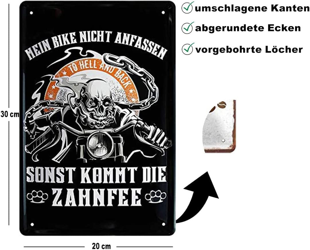 zahnfee-blechschild-beschreibung